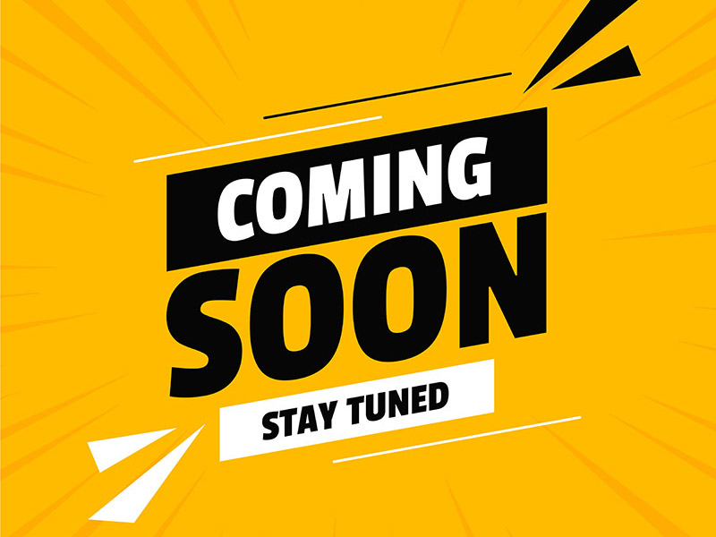 Coming soon, stay tuned.